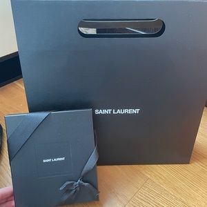 YSL shopping bag and box